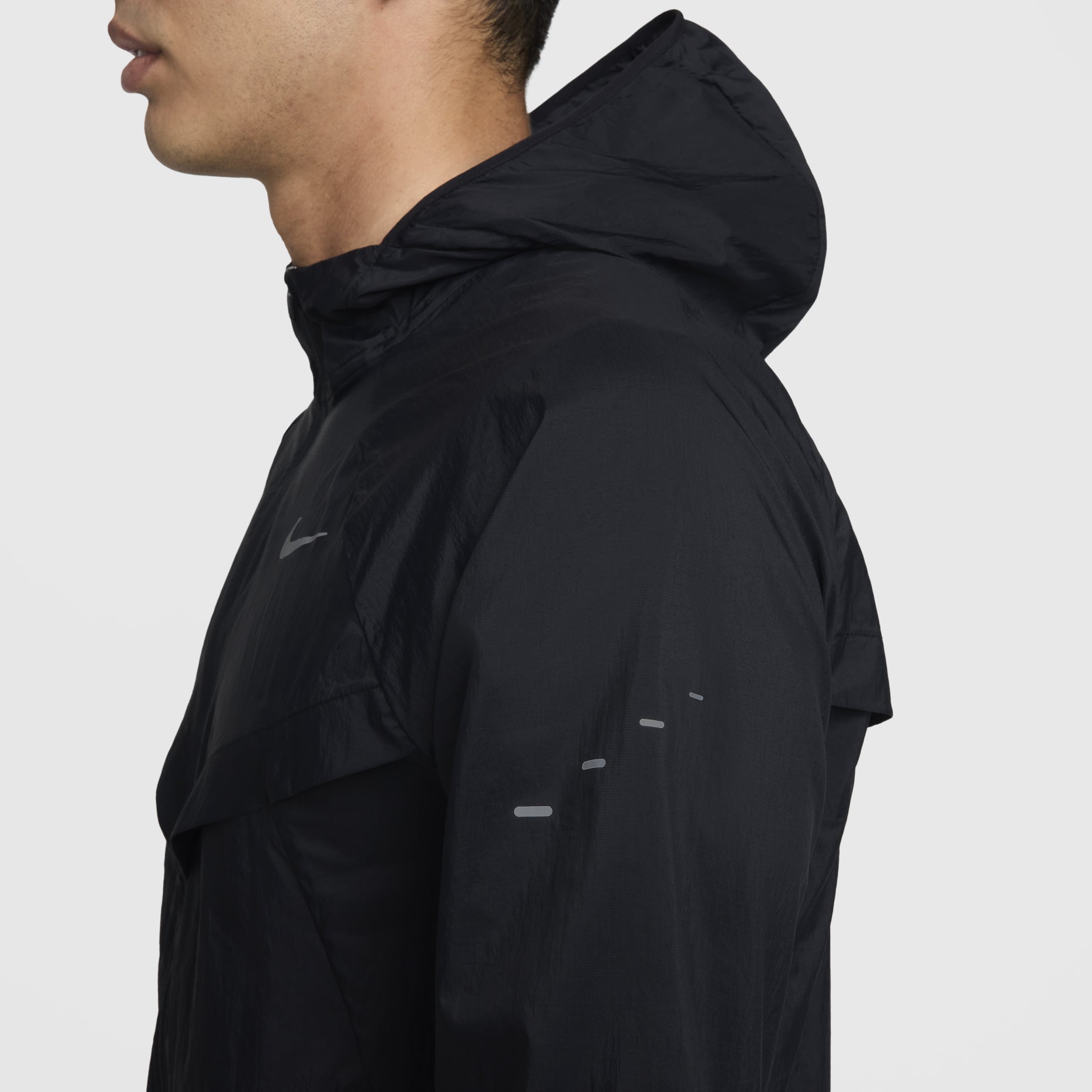 Nike Stride Repel UV Running Jacket 'Black' HV4549-010