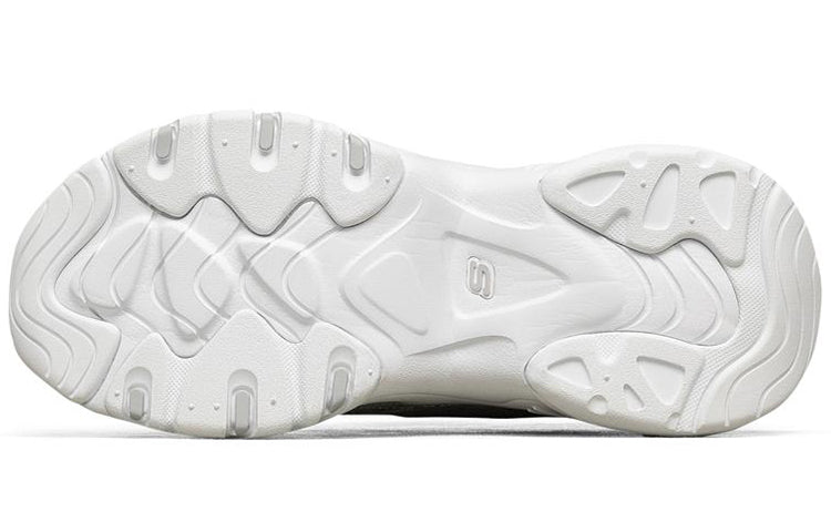 (WMNS) Skechers D Lites 3.0 Running Shoes Silver/White 149904-WSL