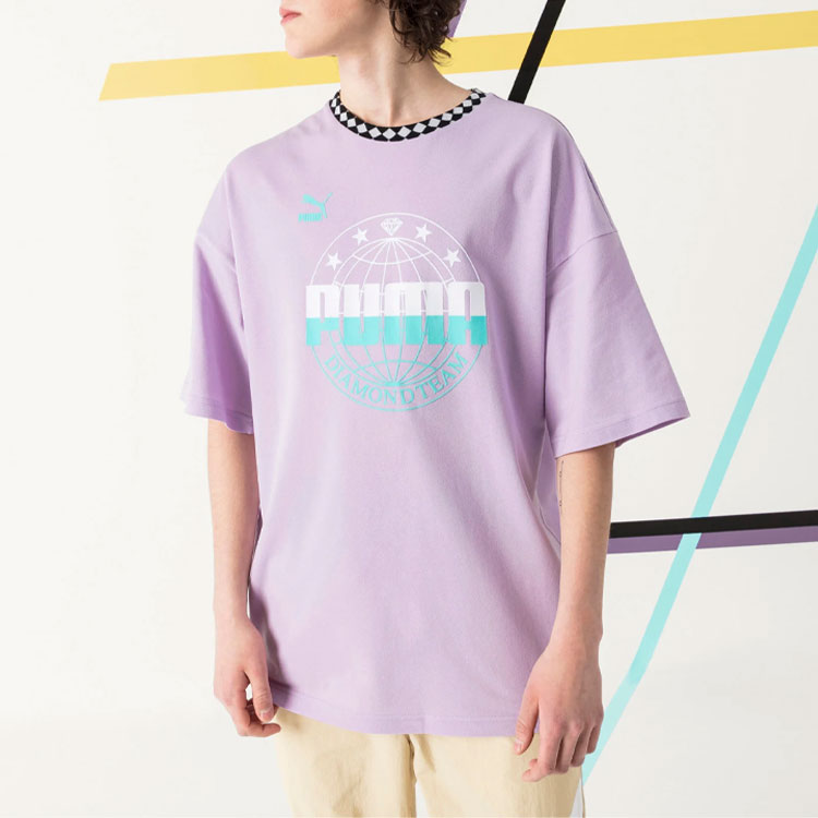 PUMA X Diamond Oversize Tee 'Purple' 575357-81