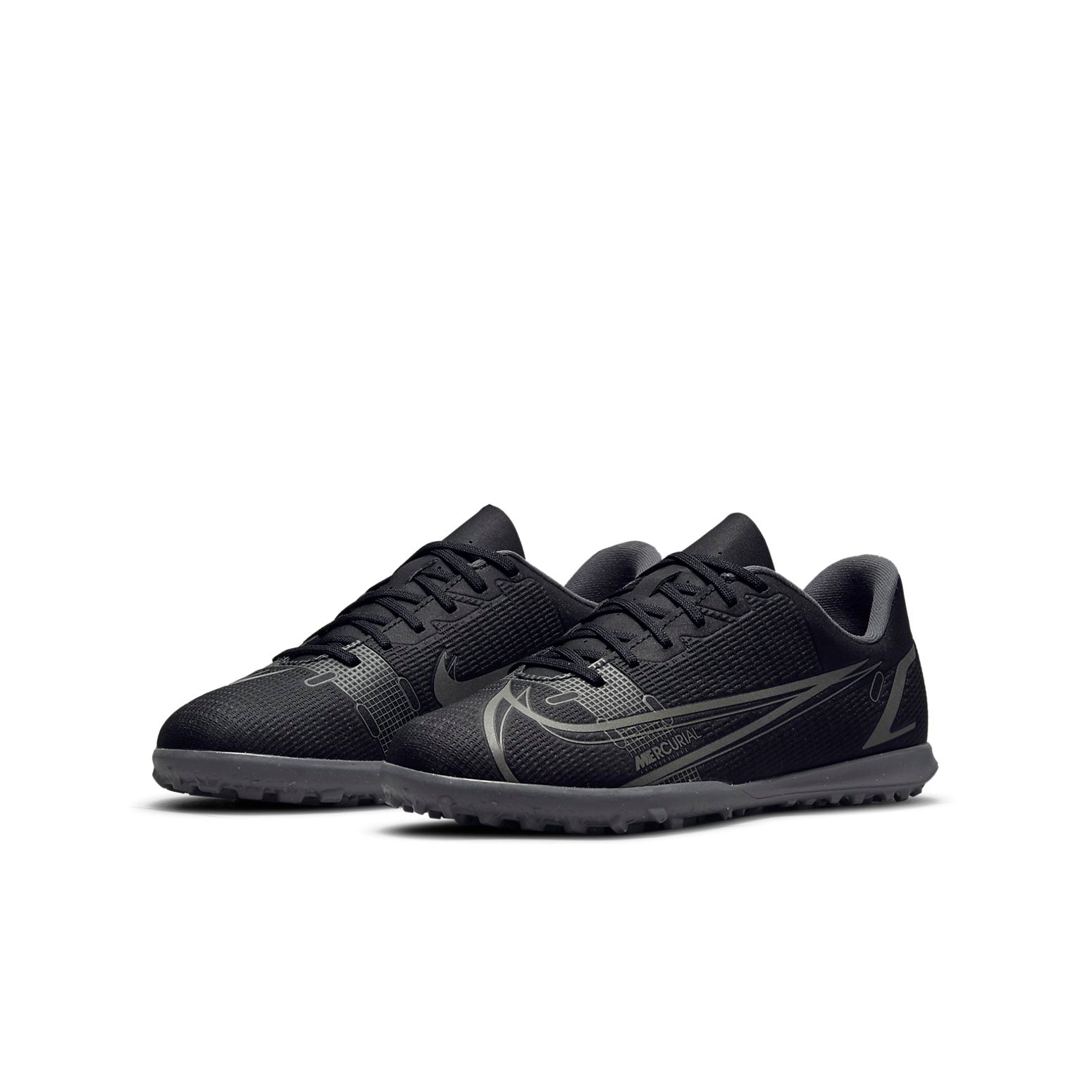(GS) Nike Mercurial Vapor 14 Club TF Turf 'Black Gray' CV0945-004