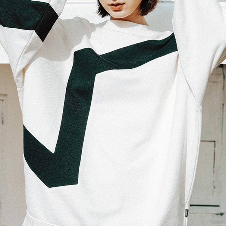Vans Logo Printing Casual Sports Pullover Couple Style White VN0A54NC3KS