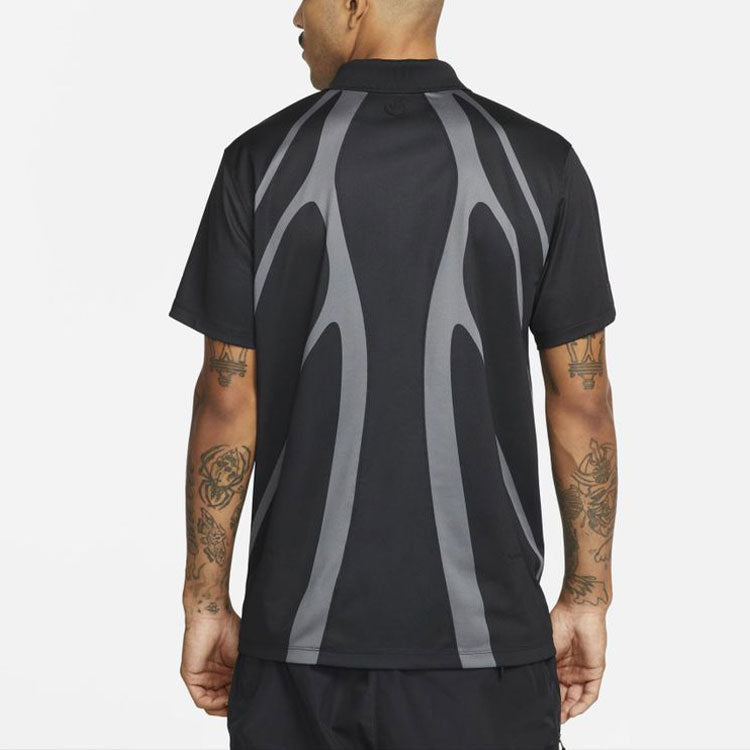 Nike x NOCTA Drake Golf Sports Short Sleeve Polo Shirt 'Black' DJ5578-010