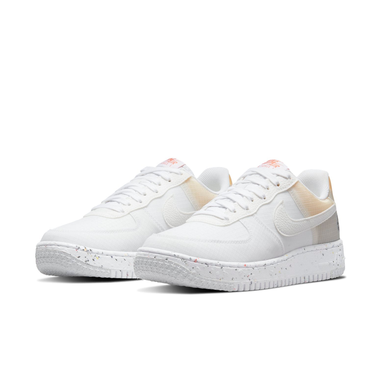 (WMNS) Nike Air Force 1 Crater 'Move To Zero - White Orange' DO7692-100