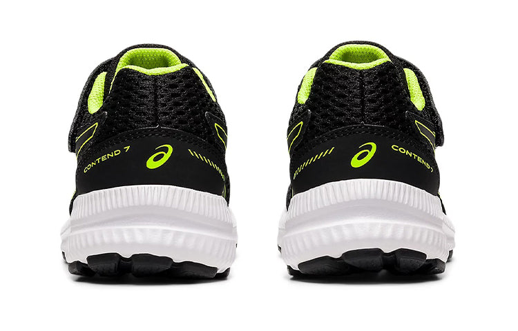 (PS) ASICS Contend 7 'Black Hazard Green' 1014A194-005