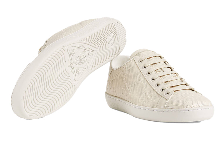 (WMNS) Gucci Ace Series GG 'White' 660135-1XK10-9022