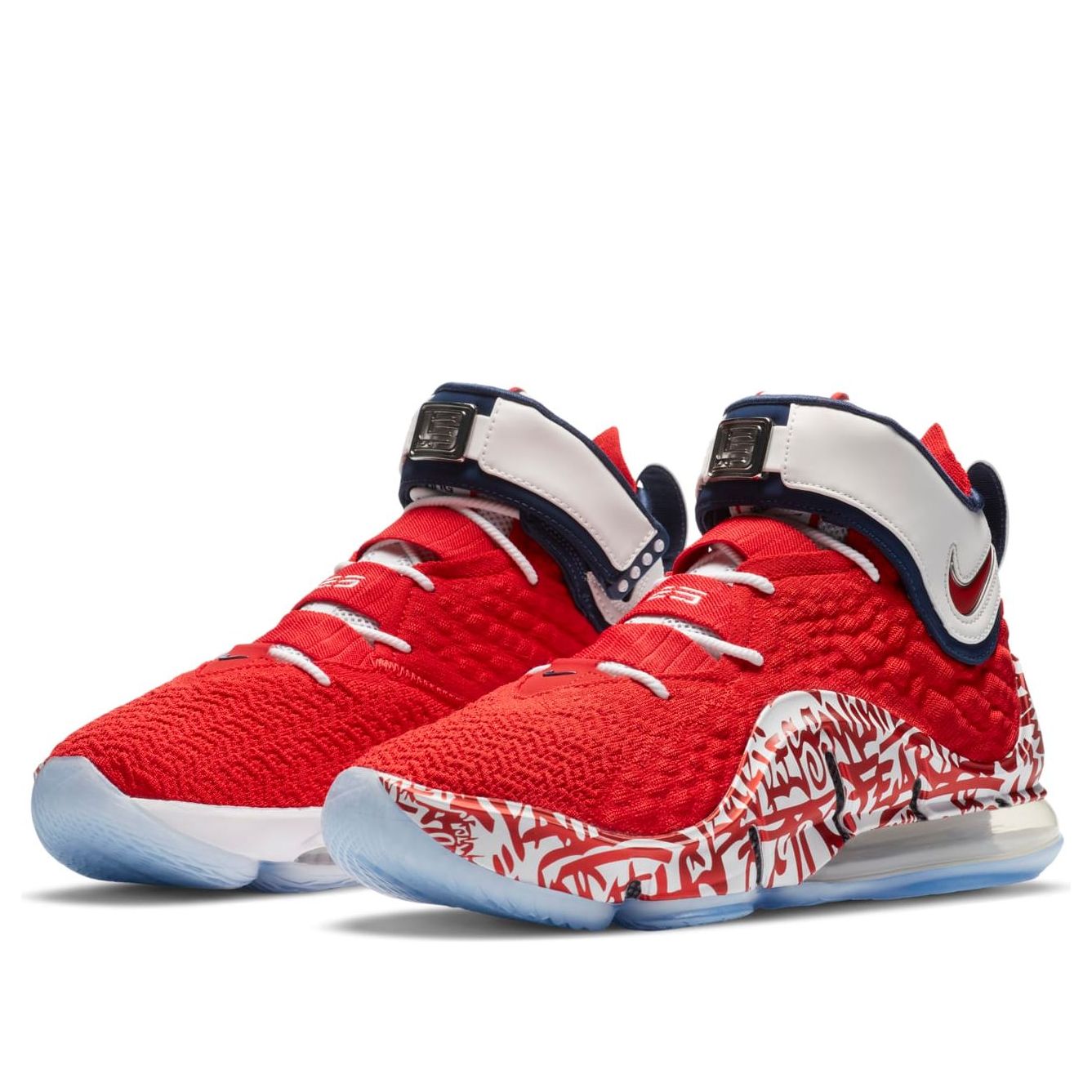Nike LeBron 17 EP 'LeBron 4 Red Graffiti' CT6052-600