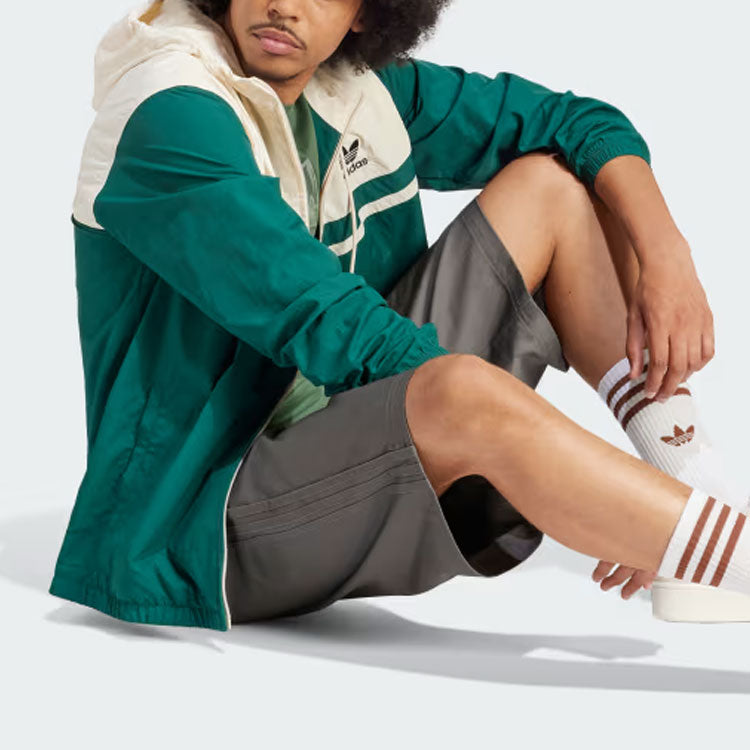 adidas originals Windbreaker Asia Sizing 'Collegiate Green' IU0201