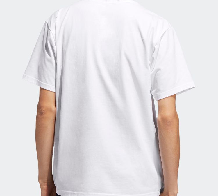 adidas originals Blue Printing Short Sleeve White EC7361