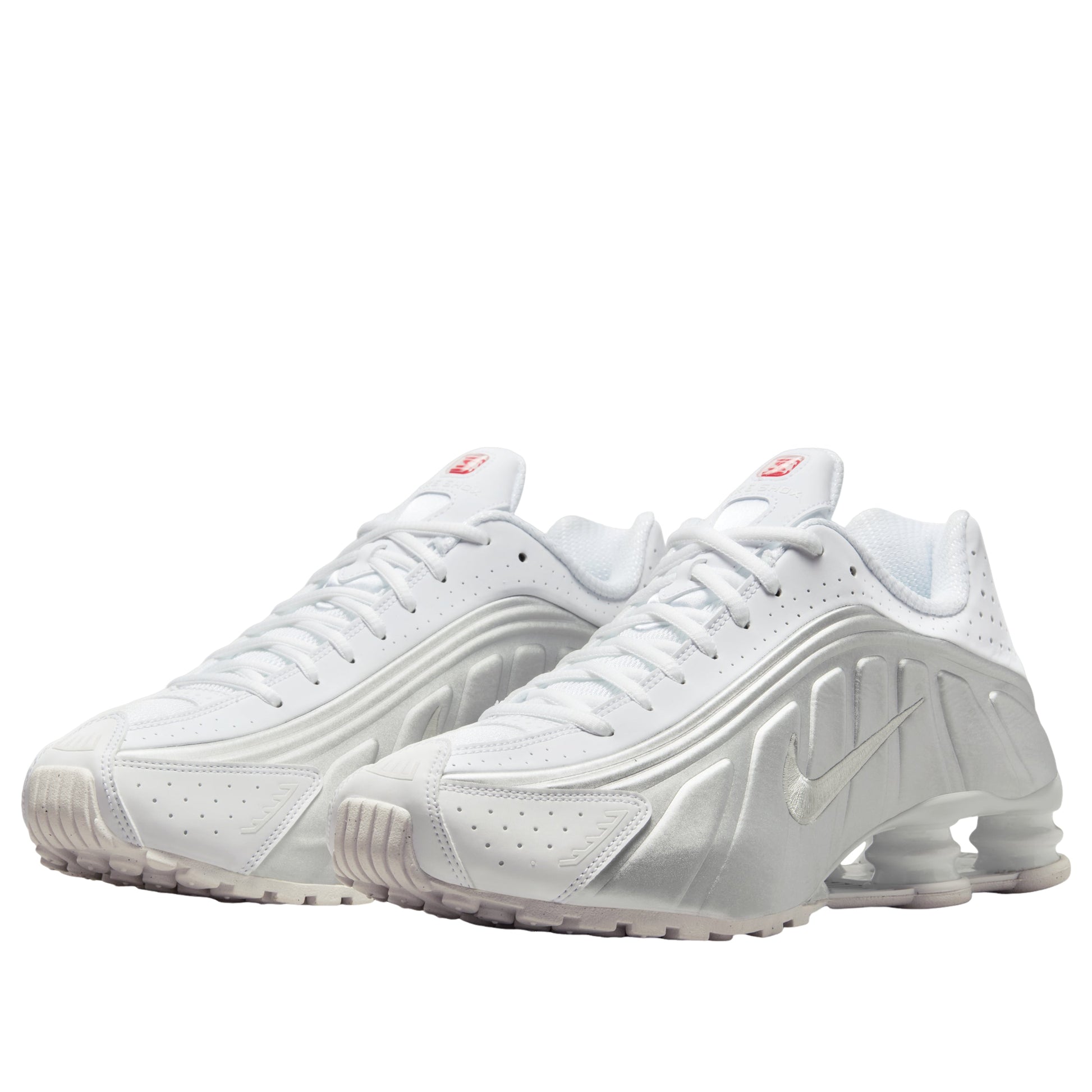 Nike Shox R4 'White Bright Crimson Metallic Silver' HQ1988-101
