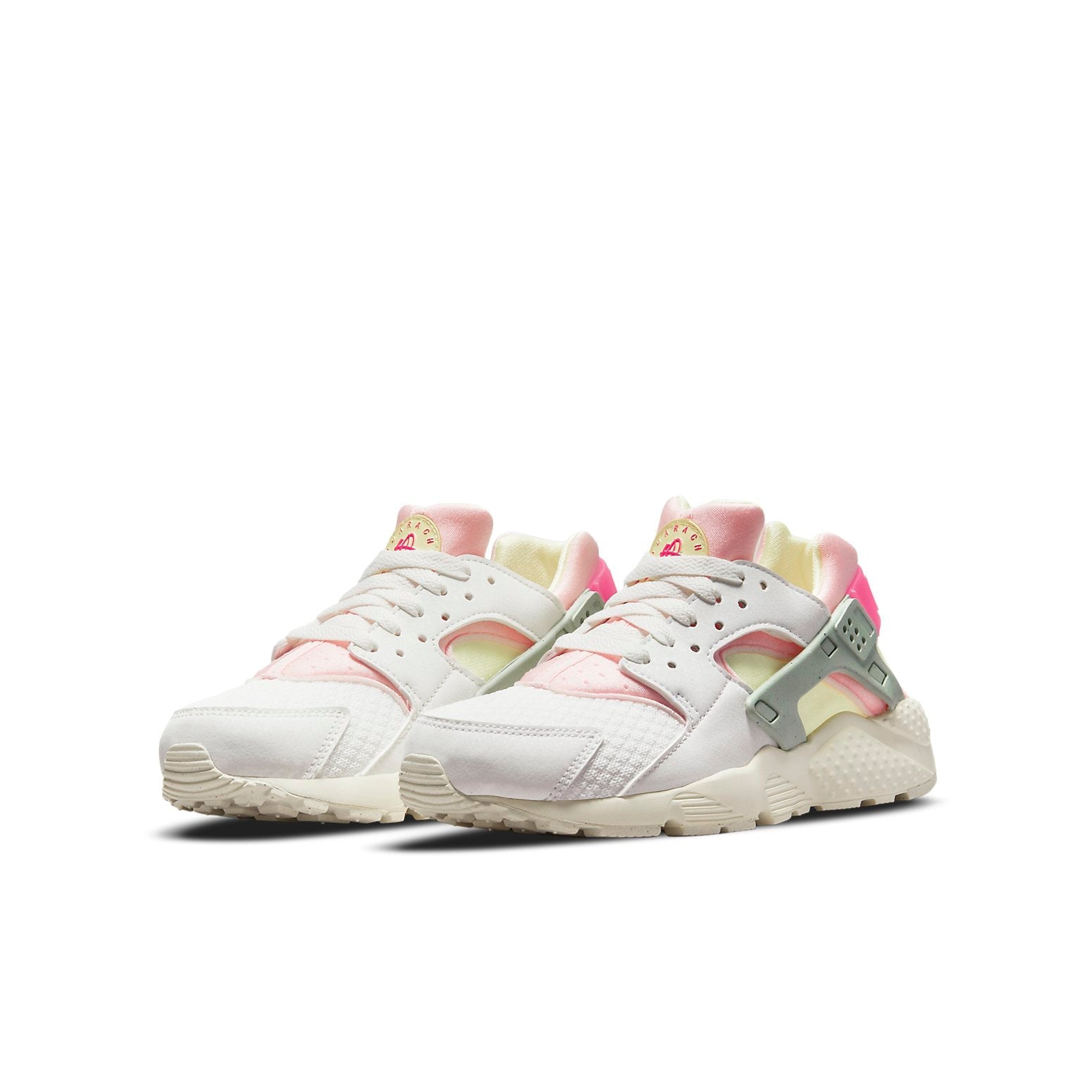 (GS) Nike Huarache Run 'Summit White Citron Tint' DR0163-100