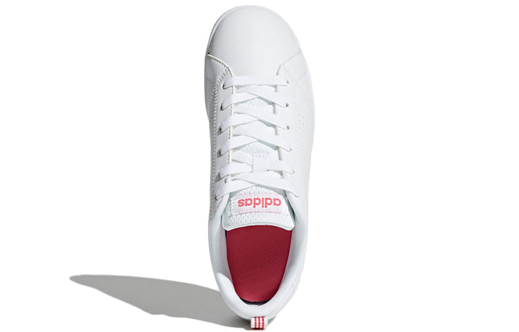 (GS) adidas Vs Advantage Clean J 'White Red' BB9976