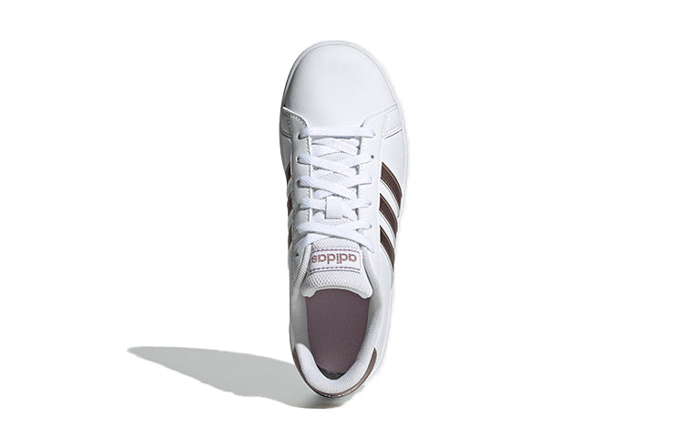 (PS) adidas neo Grand Court K 'White Brown' EF0101