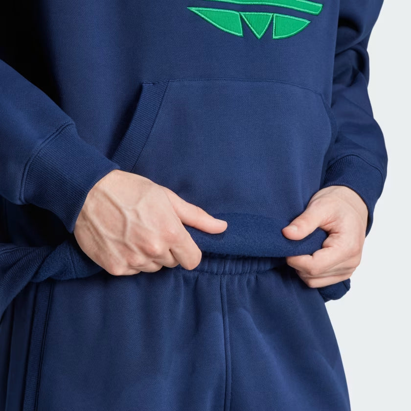 adidas 70s Fleece Hoodie Asia Sizing 'Navy' JN5968