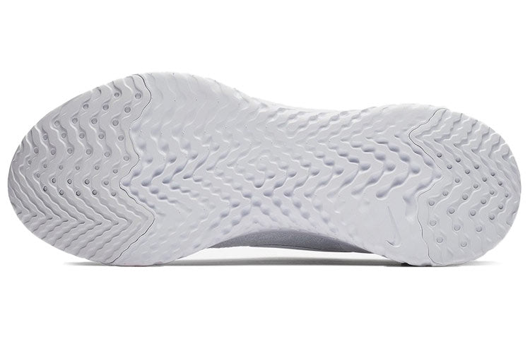 (WMNS) Nike Epic React Flyknit 'Triple White' AQ0070-102