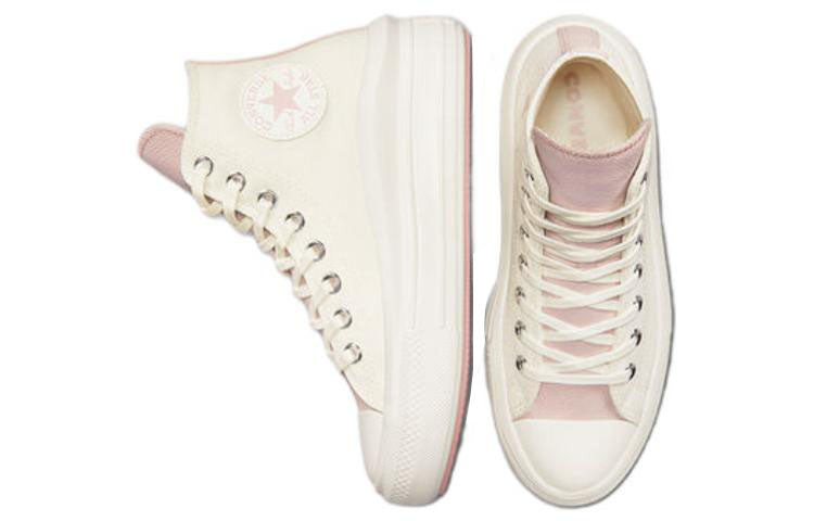 (WMNS) Converse Chuck Taylor All Star Move Platform High Top 'White Pink' A03722C