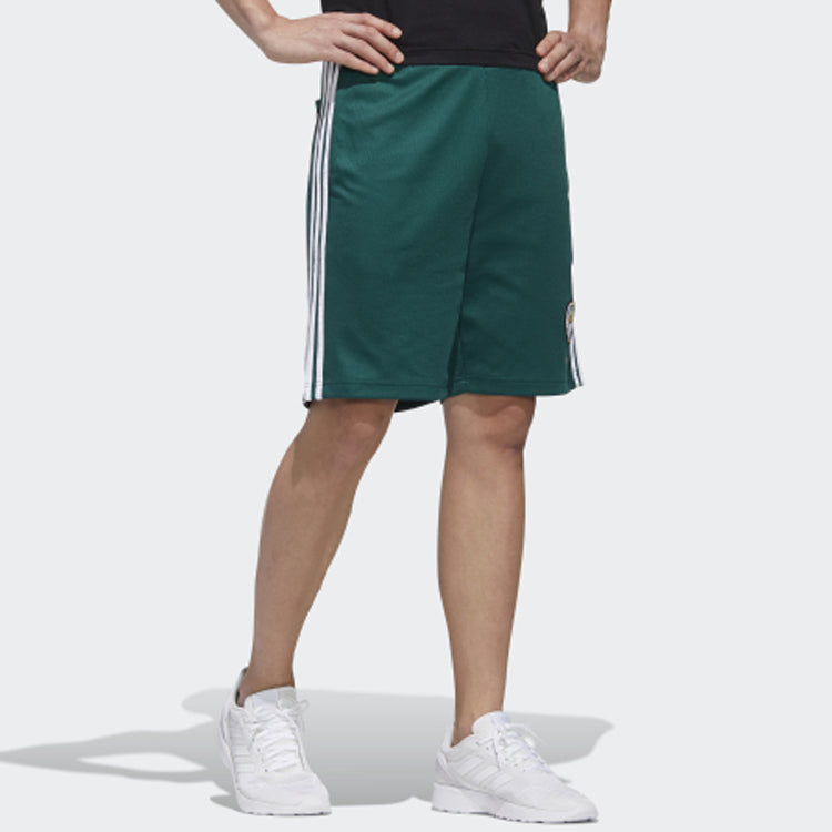 Men's adidas neo Yellow Crossover Sports Green Shorts GL7210