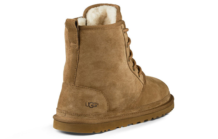 UGG Harkley Mid Tops Fleece Lined Brown 1016472-CHE