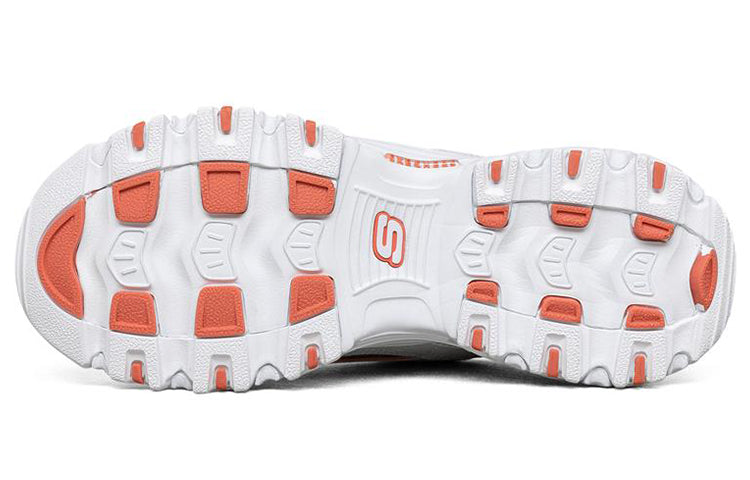 (WMNS) Skechers D Lites 1.0 Low Top Running Shoes White 149467-WMLT