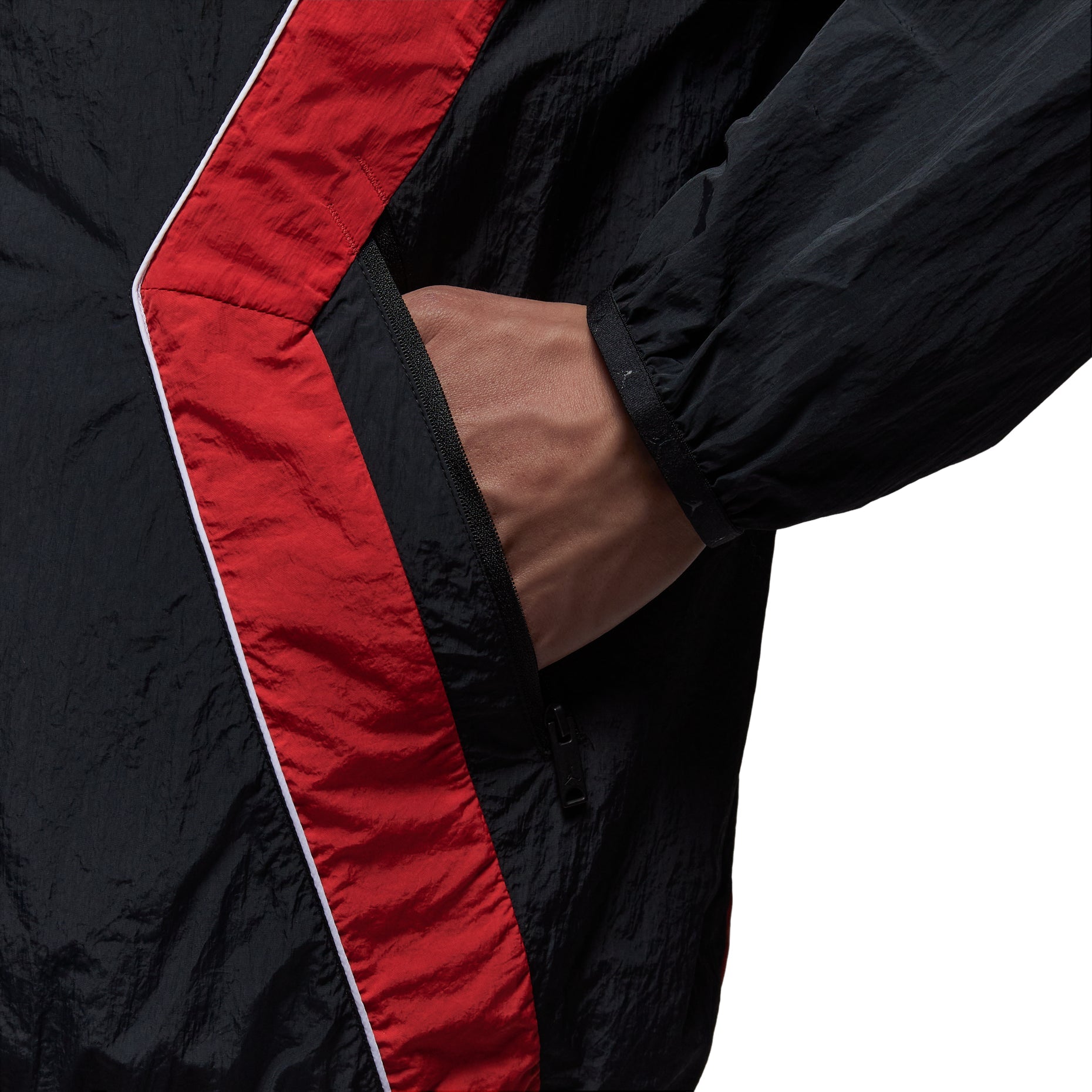Air Jordan Brooklyn Draft Jacket 'Black Gym Red' IH2825-010