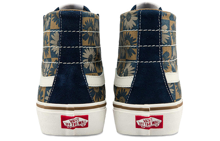 Vans Unisex SK8-Hi High-Top Sneakers Blue/White VN0A3MV1A5A
