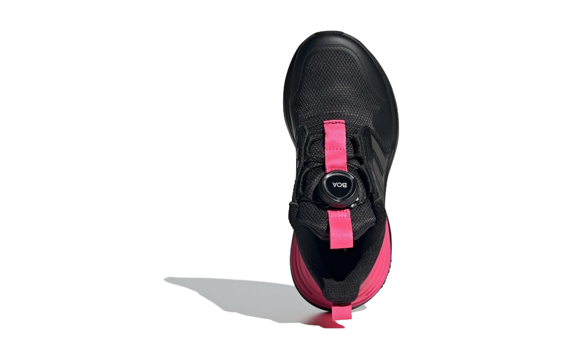 (GS) adidas Rapidasport BOA 'Black Shock Pink' IF0370