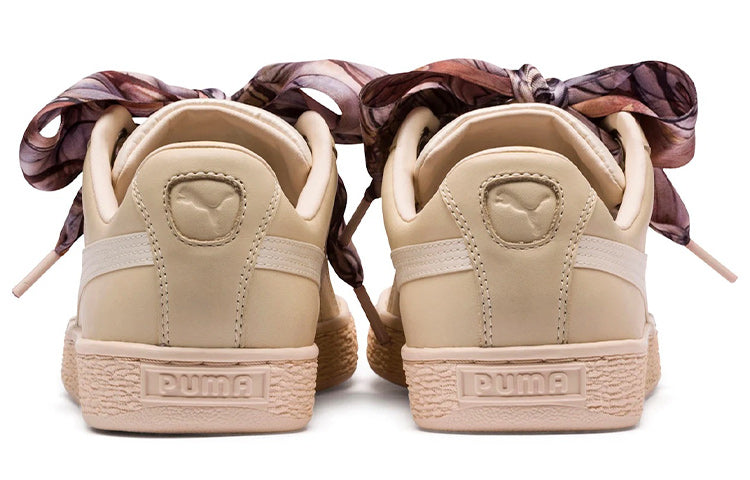 (WMNS) PUMA Basket Heart Mimicry 'Vanilla Cream' 367028-01