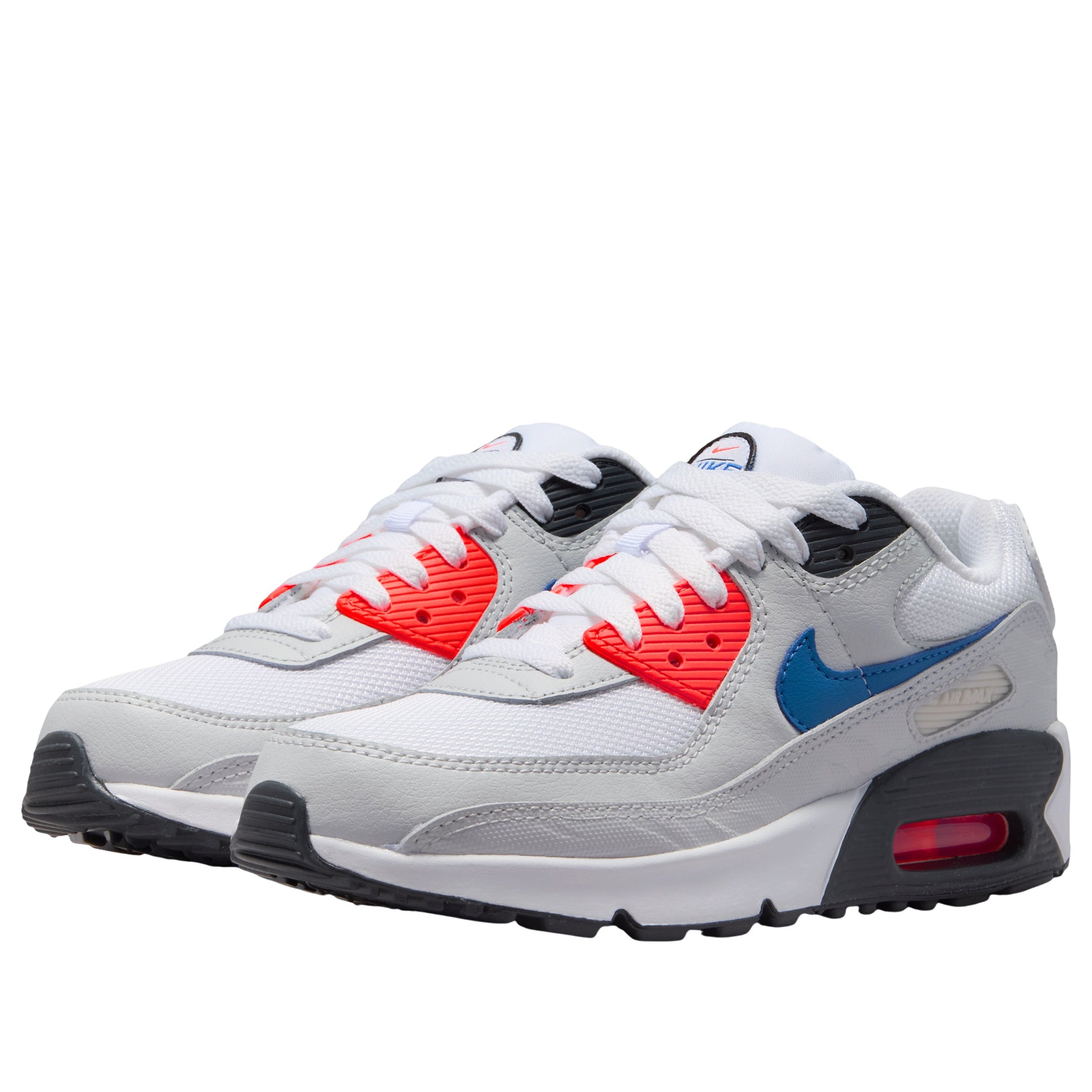 (GS) Nike Air Max 90 SE 'White Bright Crimson Royal' IR3589-100