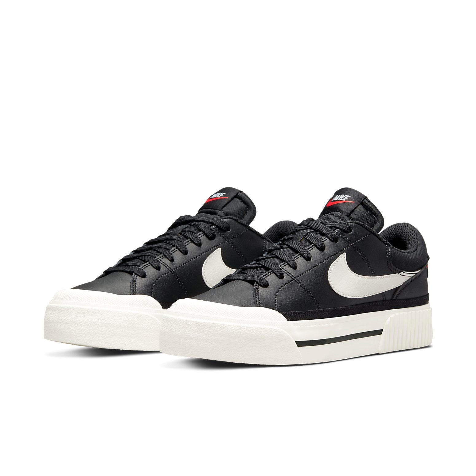 (WMNS) Nike Court Legacy Lift 'Black Sail' DM7590-001