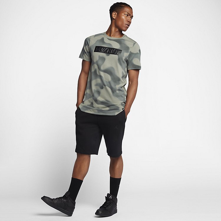 Air Jordan Camo T-Shirt 'Grey' 864925-004