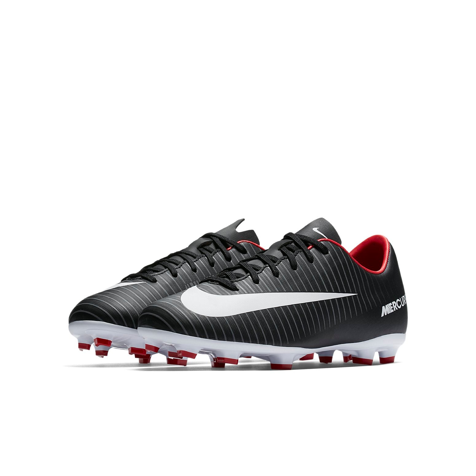 (GS) Nike Mercurial Victory VI FG 'Black White Red' 831945-002