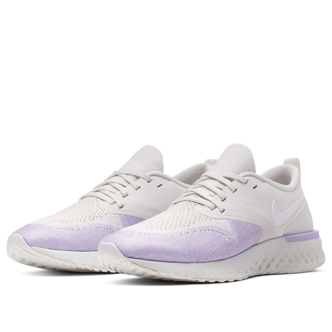 (WMNS) Nike Odyssey React Flyknit 2 'Platinum Tint Lavender Mist' AH1016-005