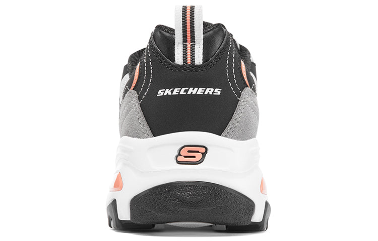 (WMNS) Skechers D'Lites 1.0 'Black White Gray' 11947-BKWG