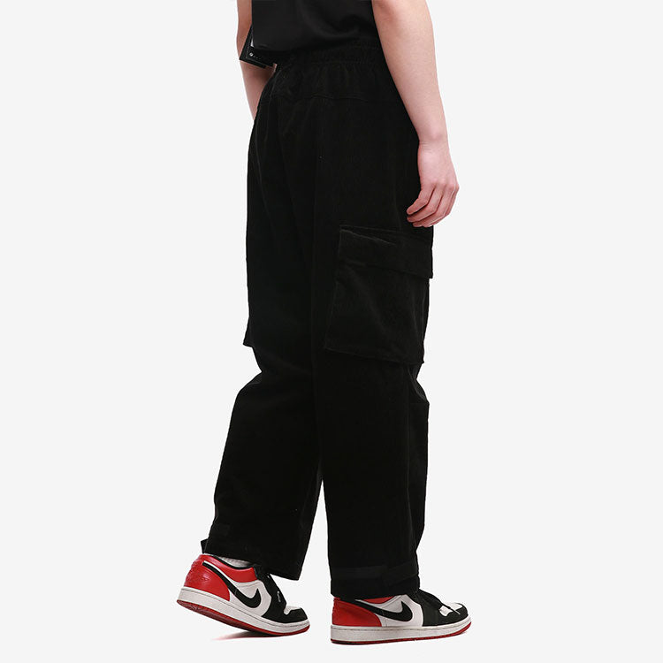 adidas Ub Pnt Cdr Sports Cargo Pocket corduroy Long Pants Black GP0878
