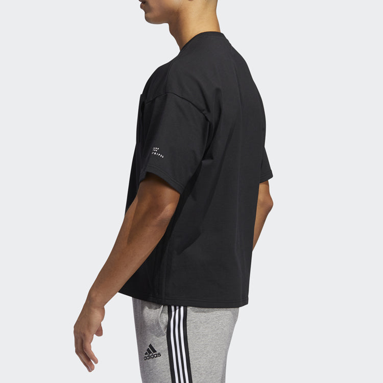 adidas M Mh Loose Tee Sports Short Sleeve Black GC9947