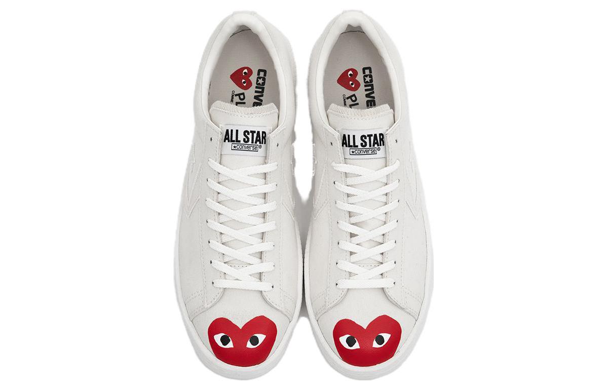 Converse x COMME des GARCONS PLAY Pro Leather 'White Red' 34201320