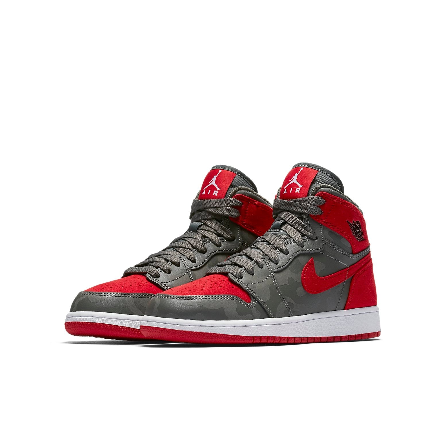 (GS) Air Jordan 1 Retro Hi Prem 'Bred Camo' 822858-032