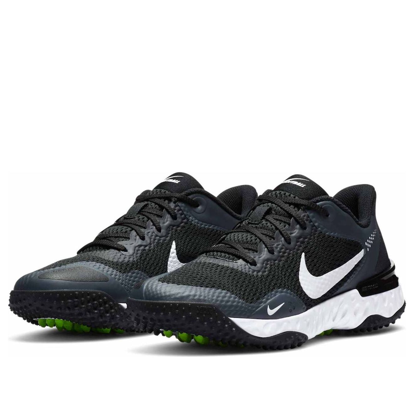 (WMNS) Nike Alpha Huarache Elite 3 Turf 'Black Dark Smoke Grey' CU8403-001