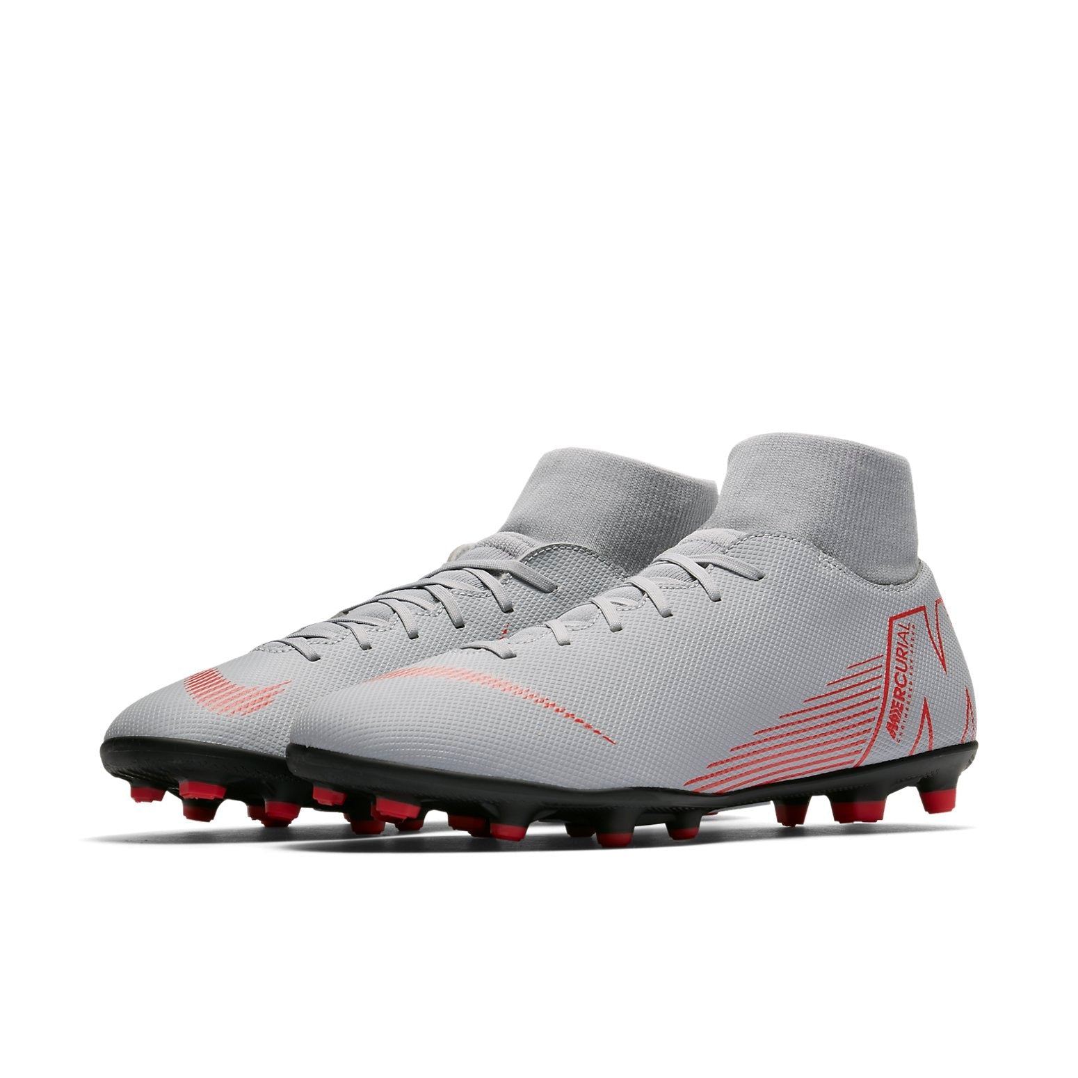 Nike Mercurial Superfly 6 Club FG MG 'Wolf Grey Crimson' AH7363-060