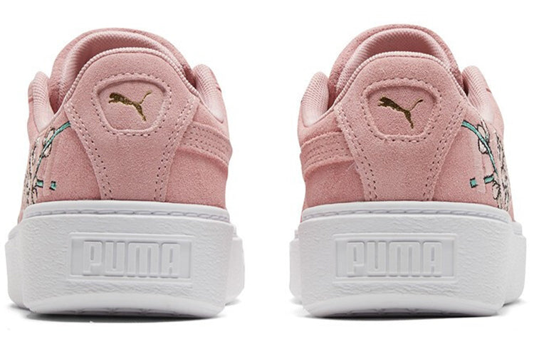 (WMNS) PUMA Platform Floral 'Pink Blue' 370806-03