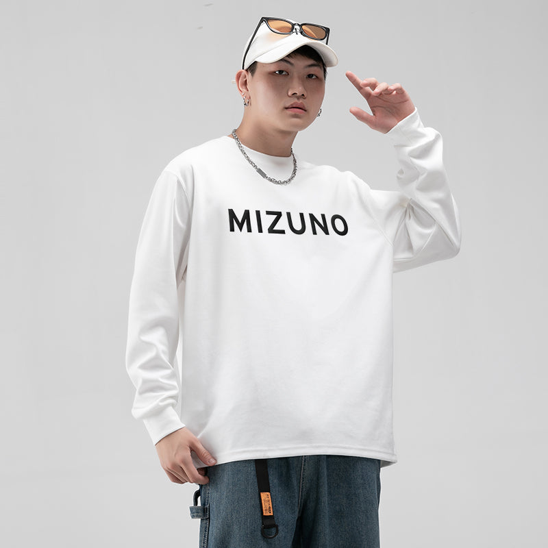 Mizuno Logo Graphic Long Sleeve T-shirt 'White' A2CA2A10