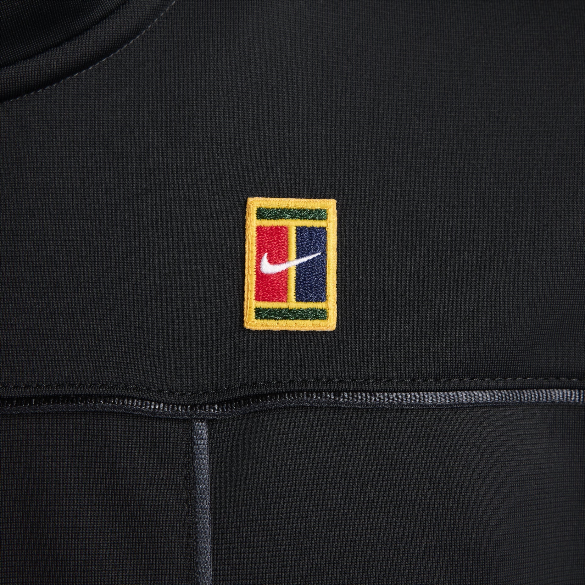 Nike Court Tennis Zipped Jacket Asia Sizing 'Black' DC2566-010