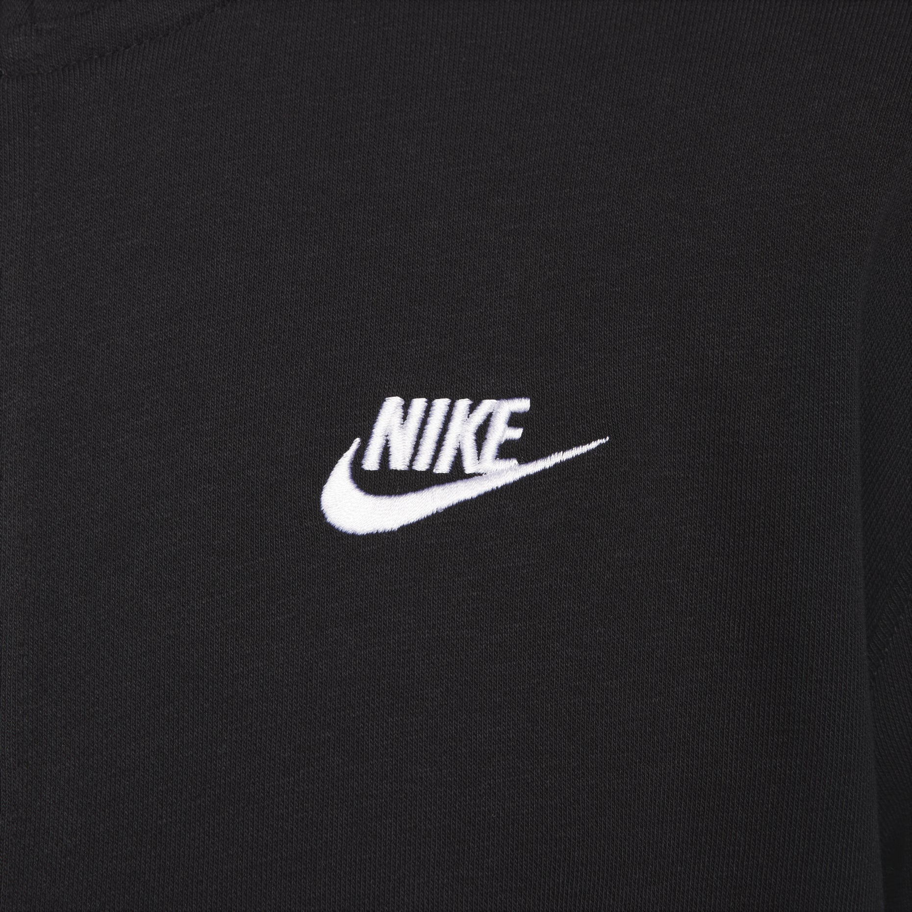 Nike Sweet Shirt Parka French Terry Full Zip Hoodie Black BV2649-010