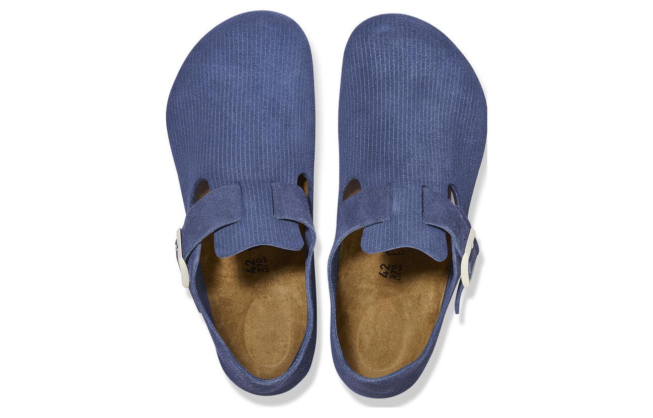 Birkenstock London Suede Leather ' Corduroy Indigo' 1025549