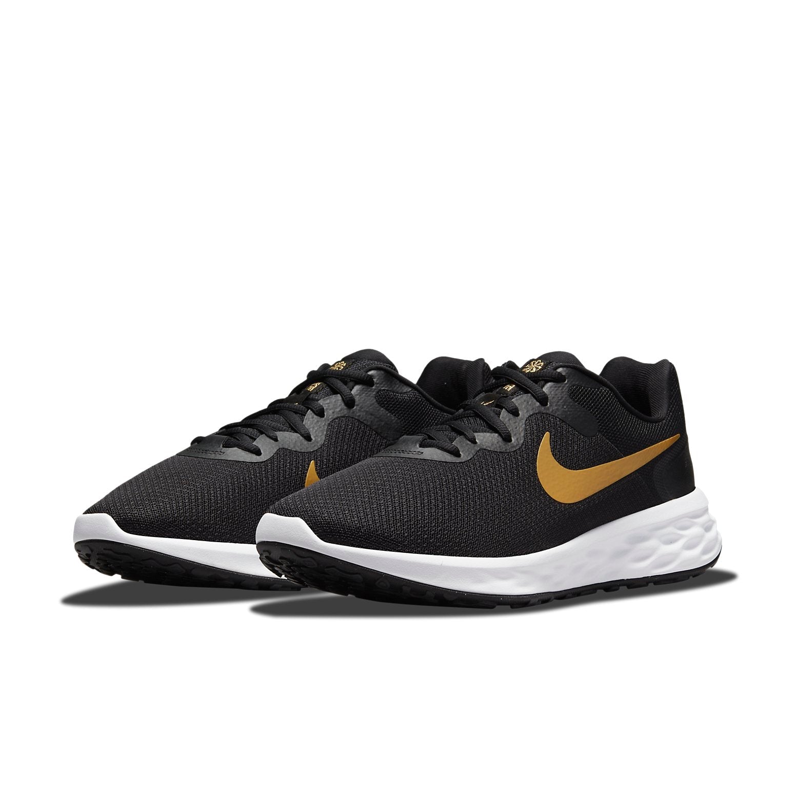 Nike Revolution 6 Extra Wide 'Black Metallic Gold' DD8475-002