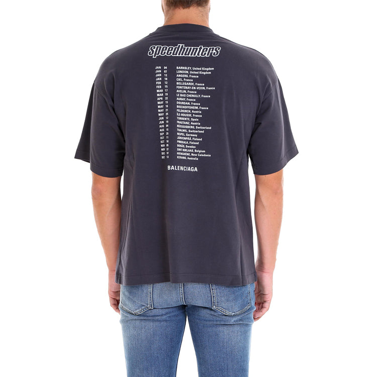 Balenciaga Speed Hunters Band Short Sleeve Unisex Purple 541704TCV381055
