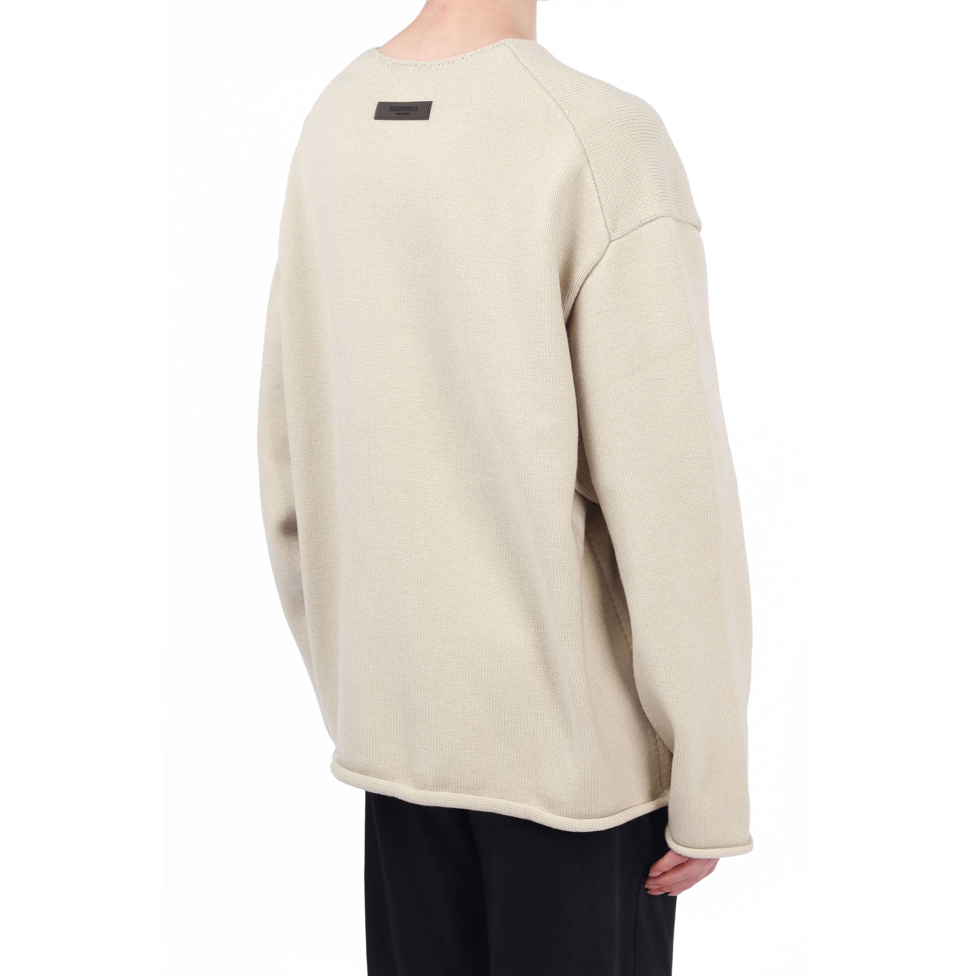 Fear of God Essentials SS22 1977 Raw Edge Sweater 'Wheat' FOG-SS22-121