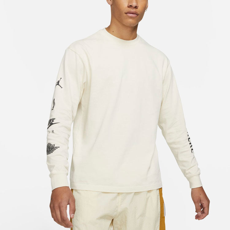 Air Jordan x A Ma Maniere Long Sleeves T-Shirt Asia Sizing 'Natural' CV3449-292