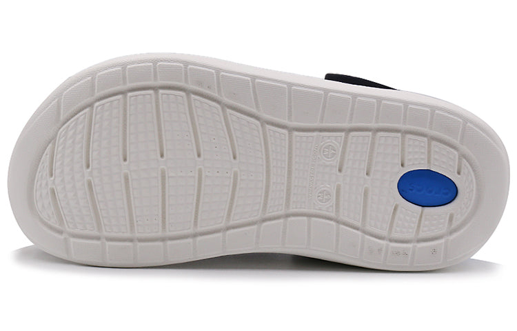 Crocs LiteRide Outdoor Flat Heel Sports Blue Sandals 204592-462