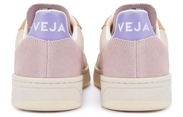 Veja V-10 Lace-Up Suede Sneakers 'Beige Yellow Pink' VX0302908