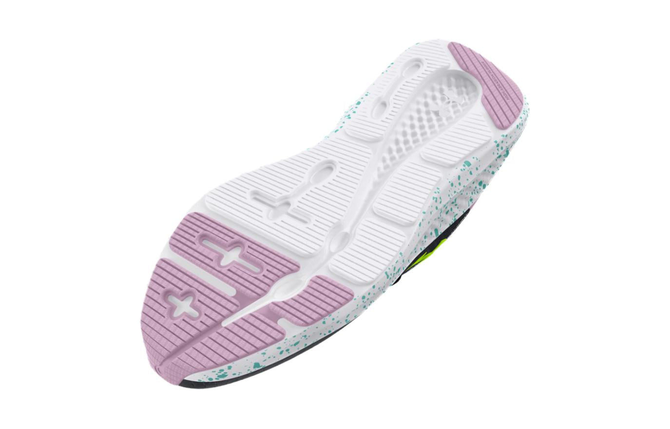 (GS) Under Armour Charged Pursuit 3 'Black Purple Ace' 3025011-002